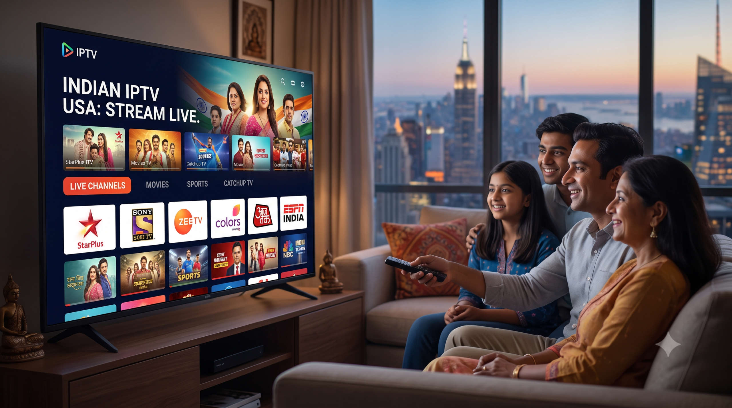 Best Indian IPTV USA: Stream Channels Live