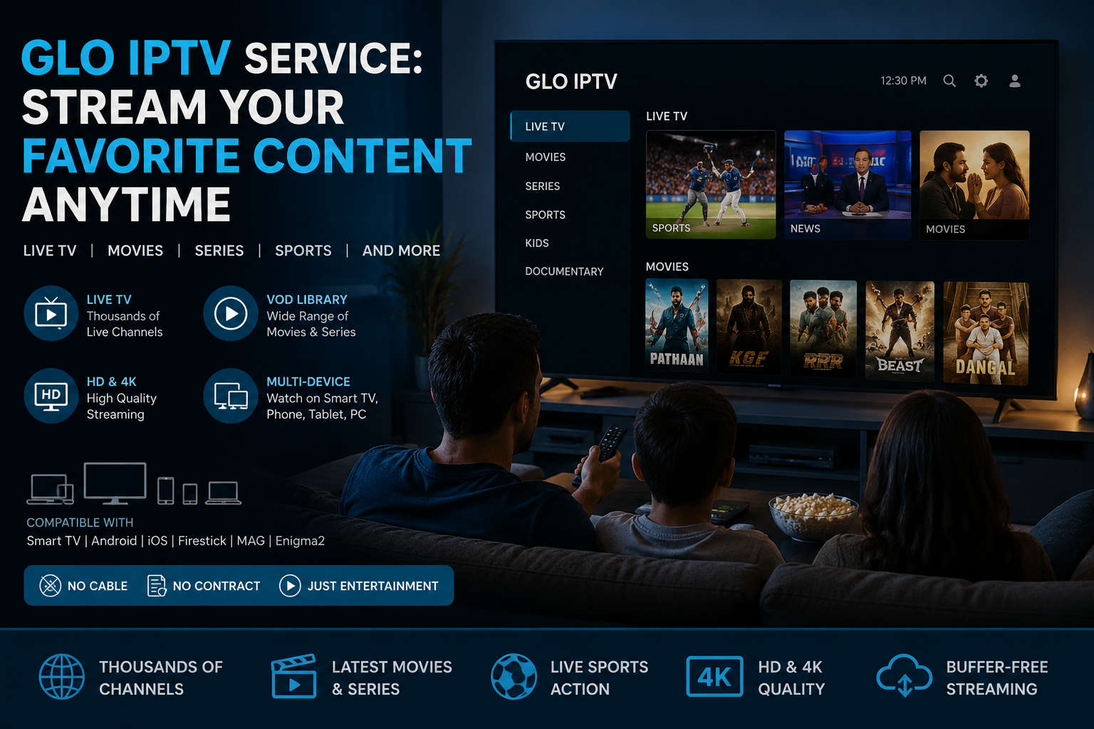 Glo IPTV Service Stream Your Favorite Content Anytime