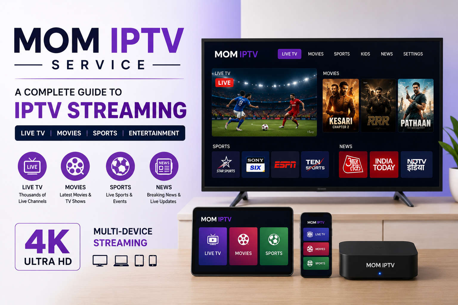 MOM IPTV Service: A Complete Guide to IPTV Streaming