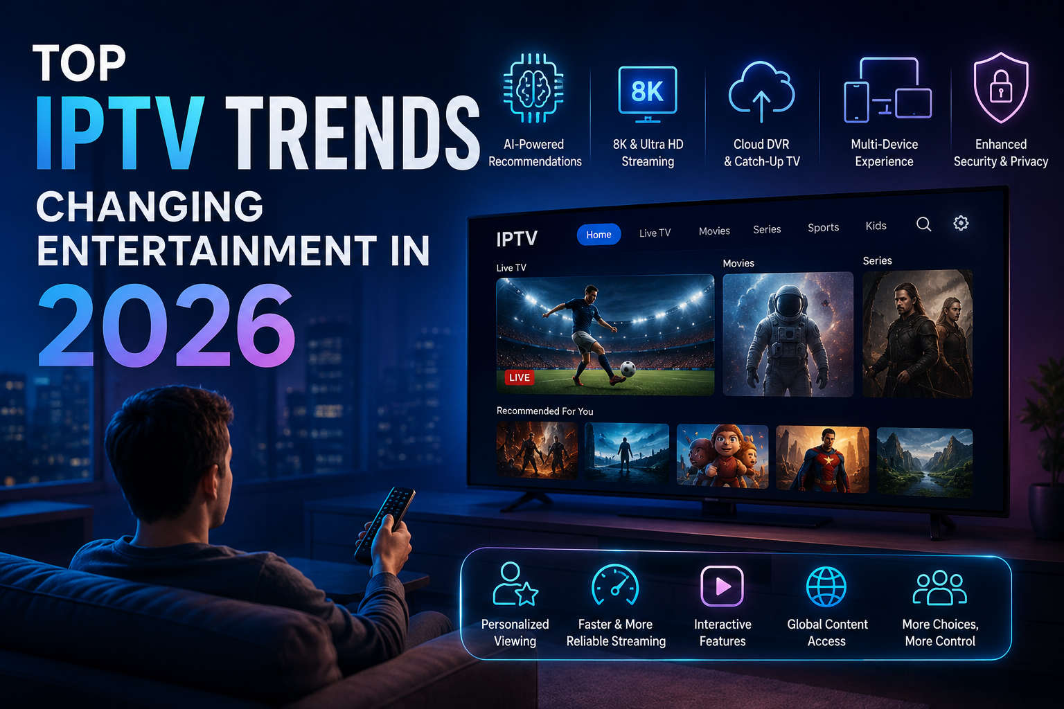 Top IPTV Trends Changing Entertainment in 2026