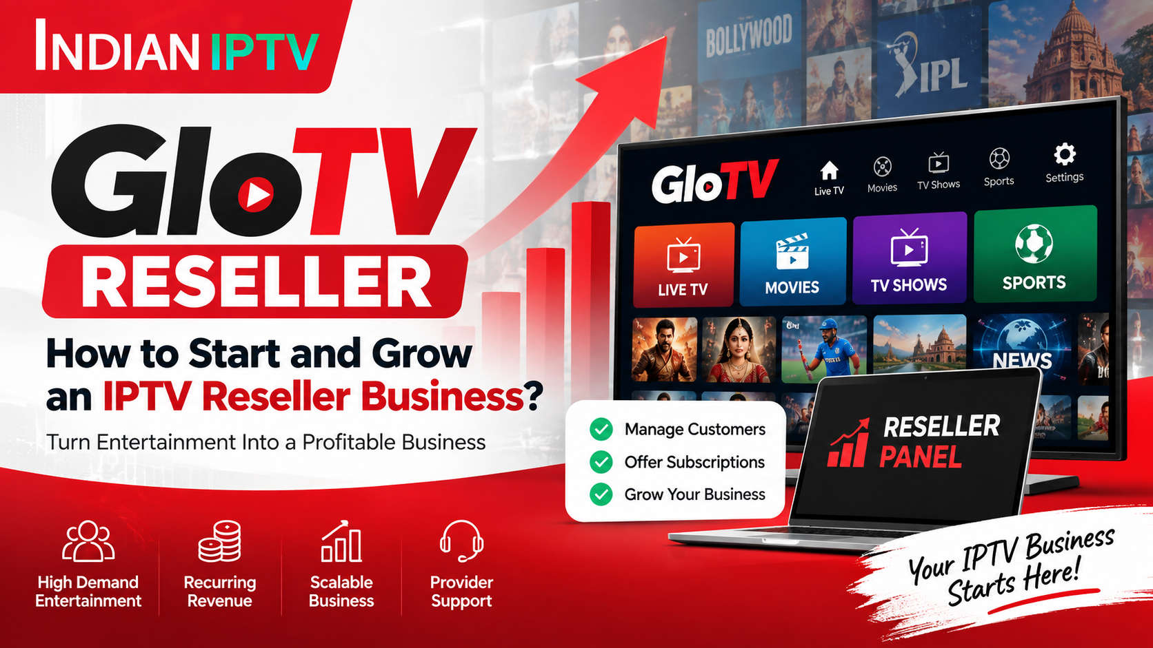GloTV Reseller How to Start and Grow an IPTV Reseller Business