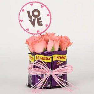 Rose Chocolate Love