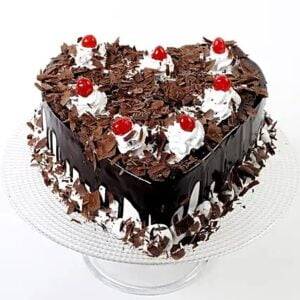 Heart Black Forest Cake