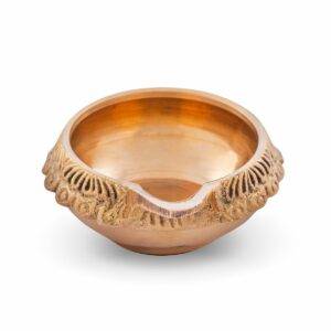 Divine Glow Brass Puja Diya