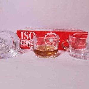 Borosil Mug 90 Ml Diamond