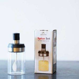 Sugar Jar + Spoon In Lid