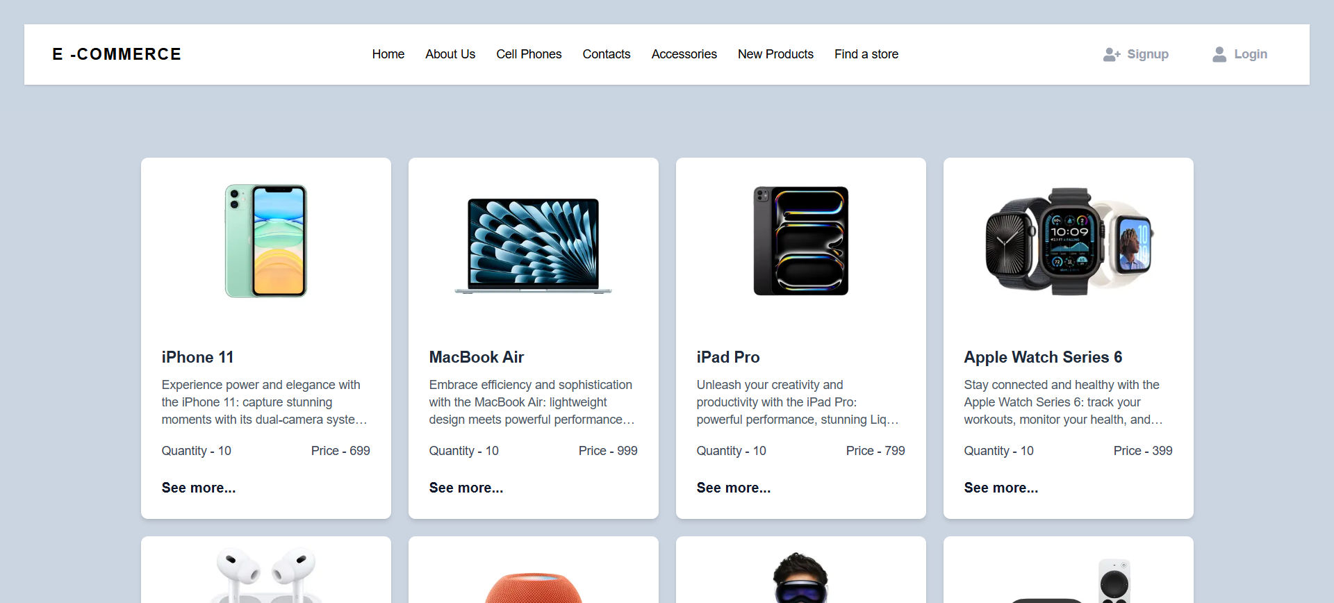 E-commerce Platform