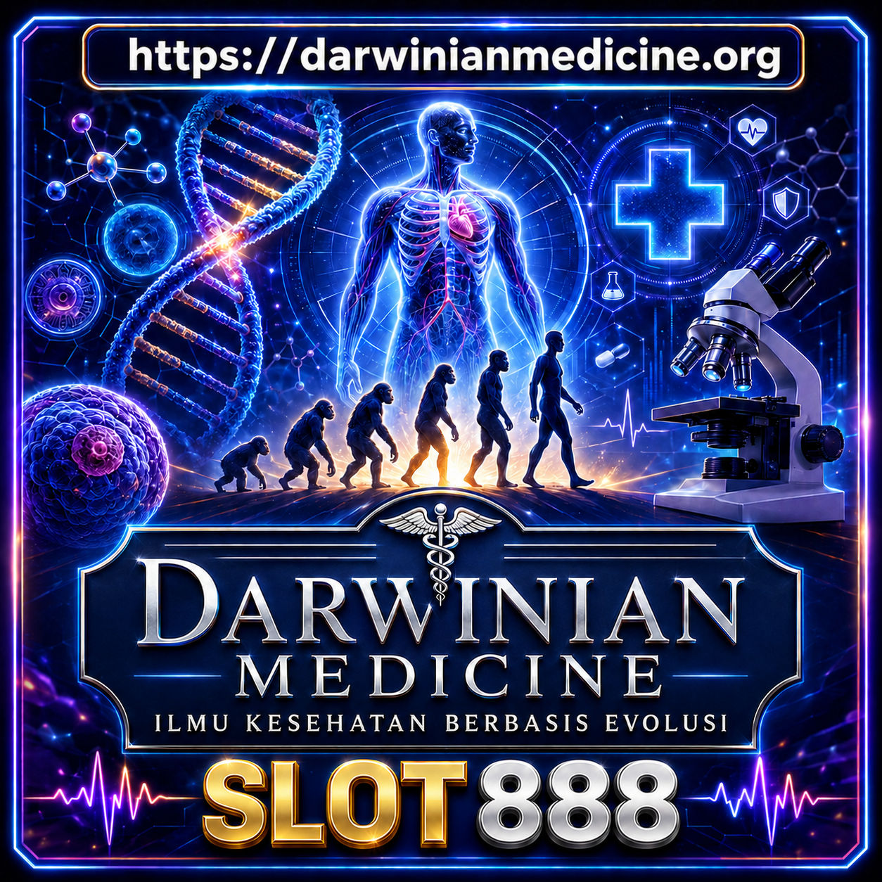 Banner Darwinian Medicine dan Kesehatan Berbasis Evolusi