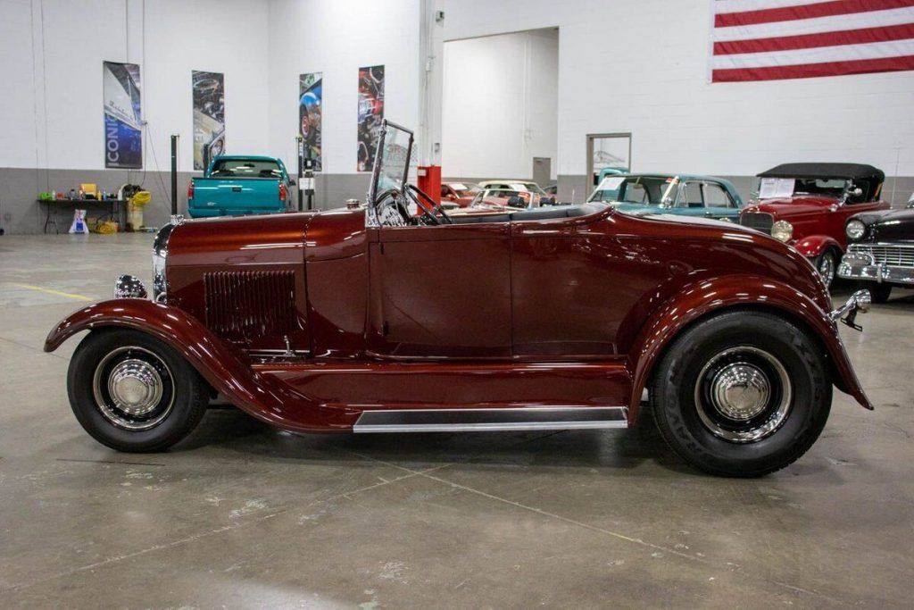 1928 Ford Roadster 290 Miles Barbara Red 350 Automatic