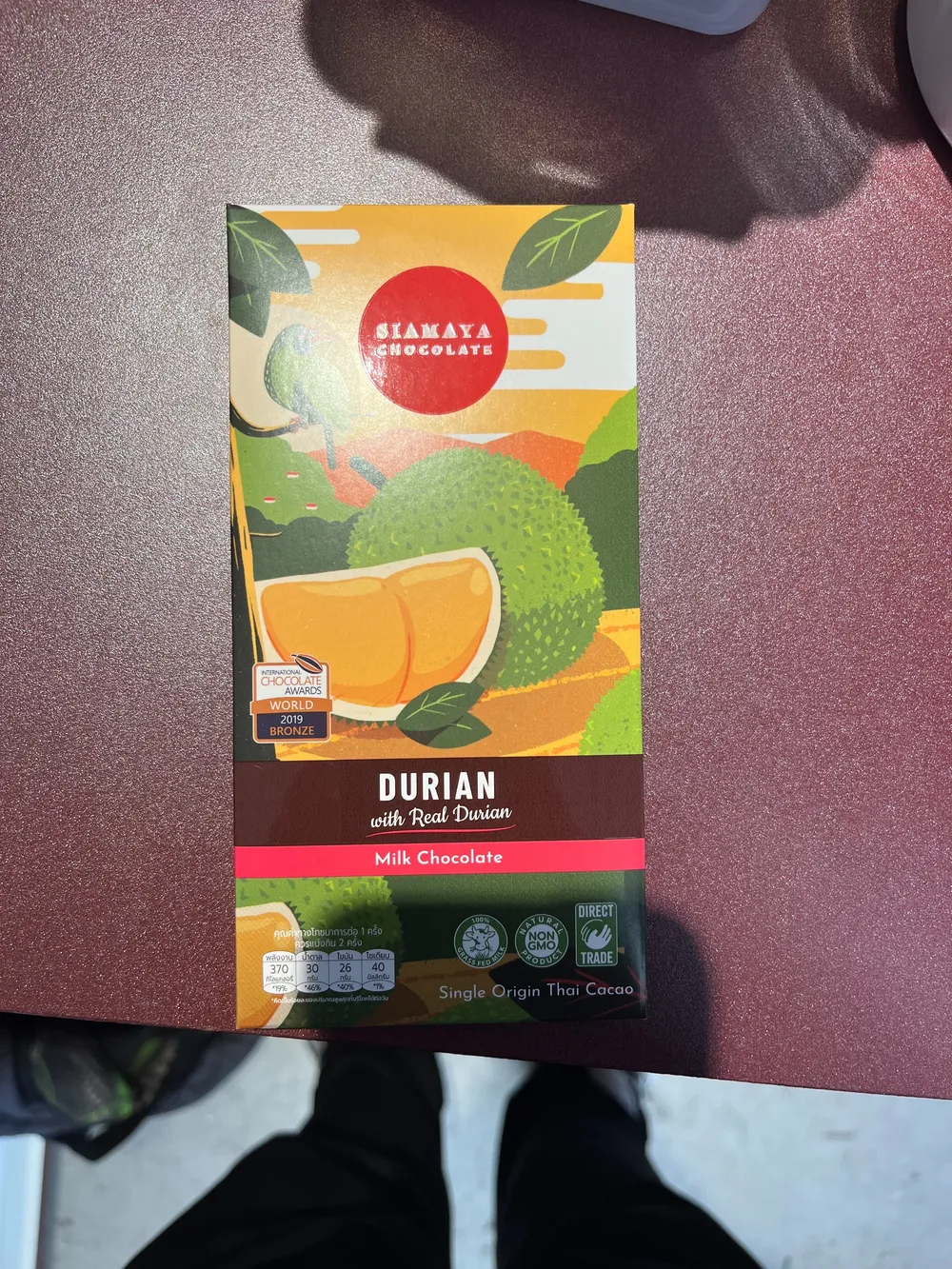 Siamaya Durian Milk Chocolate