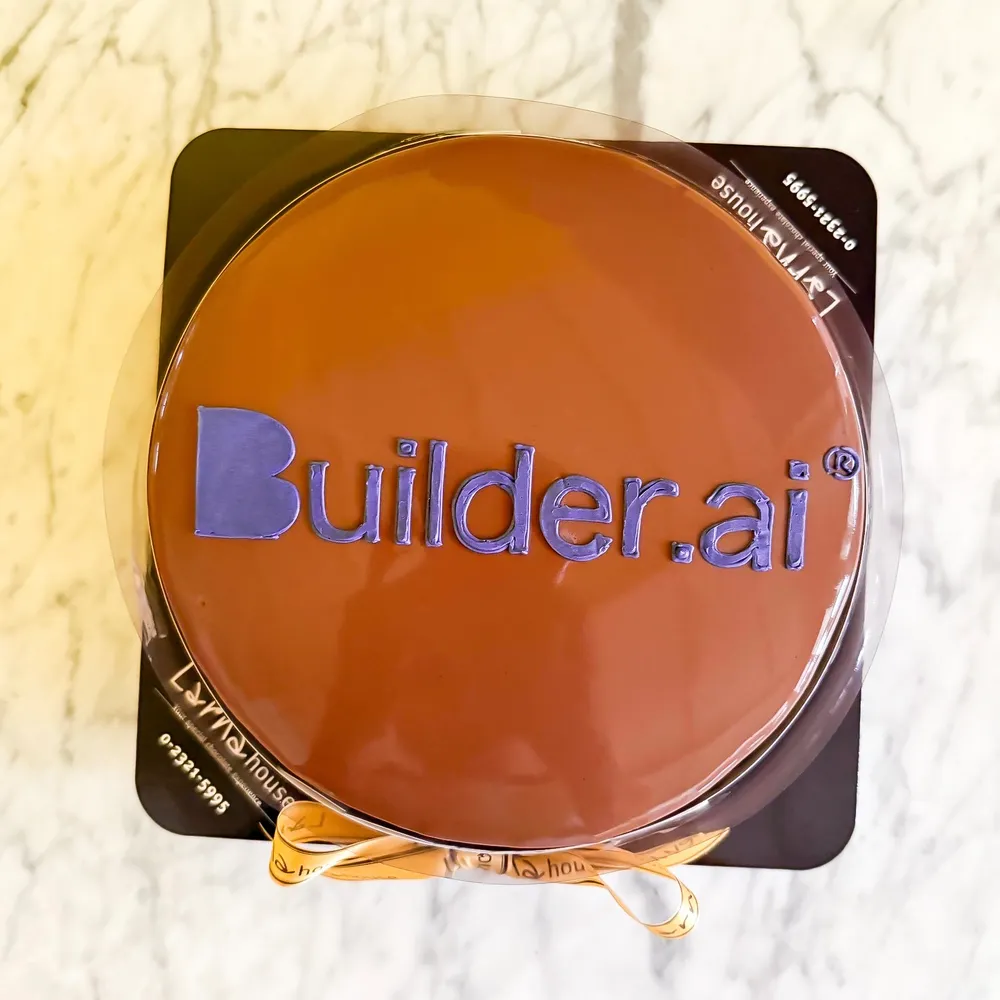 Your Logo on Larna cake