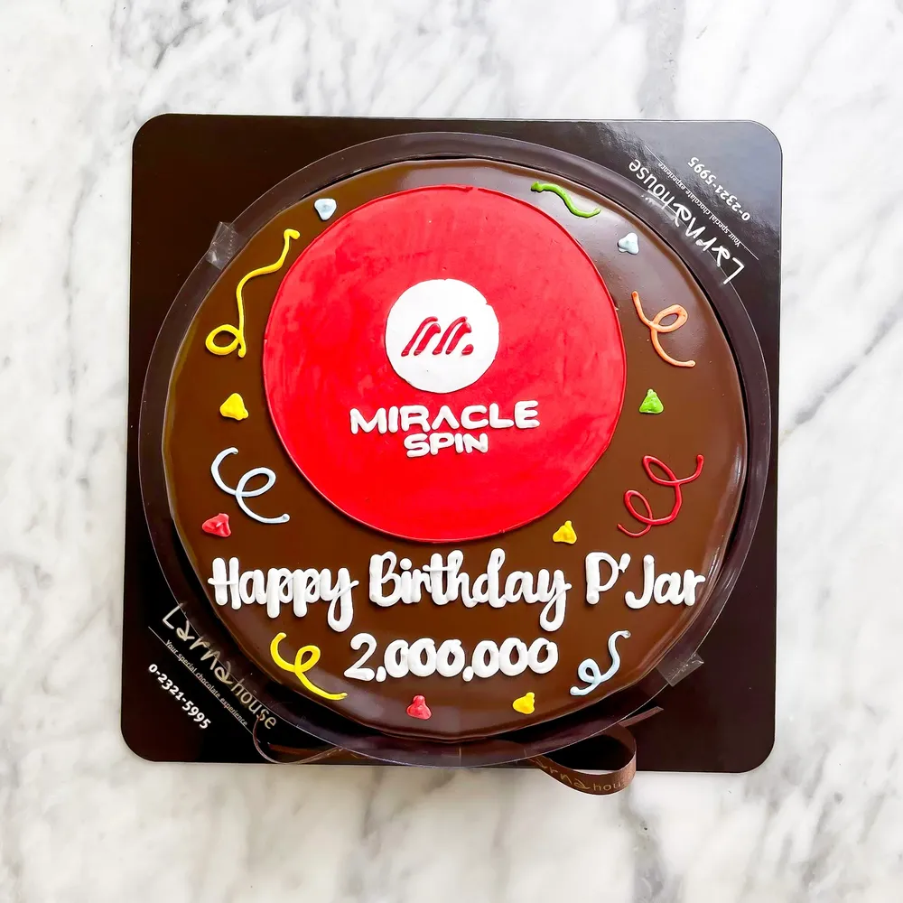 Your Logo on Larna cake