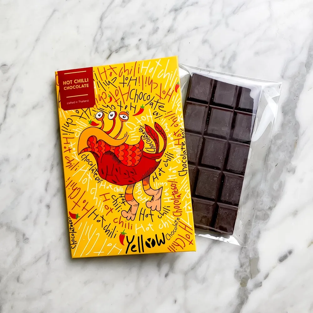 Yellow Hot Chili Chocolate 70%