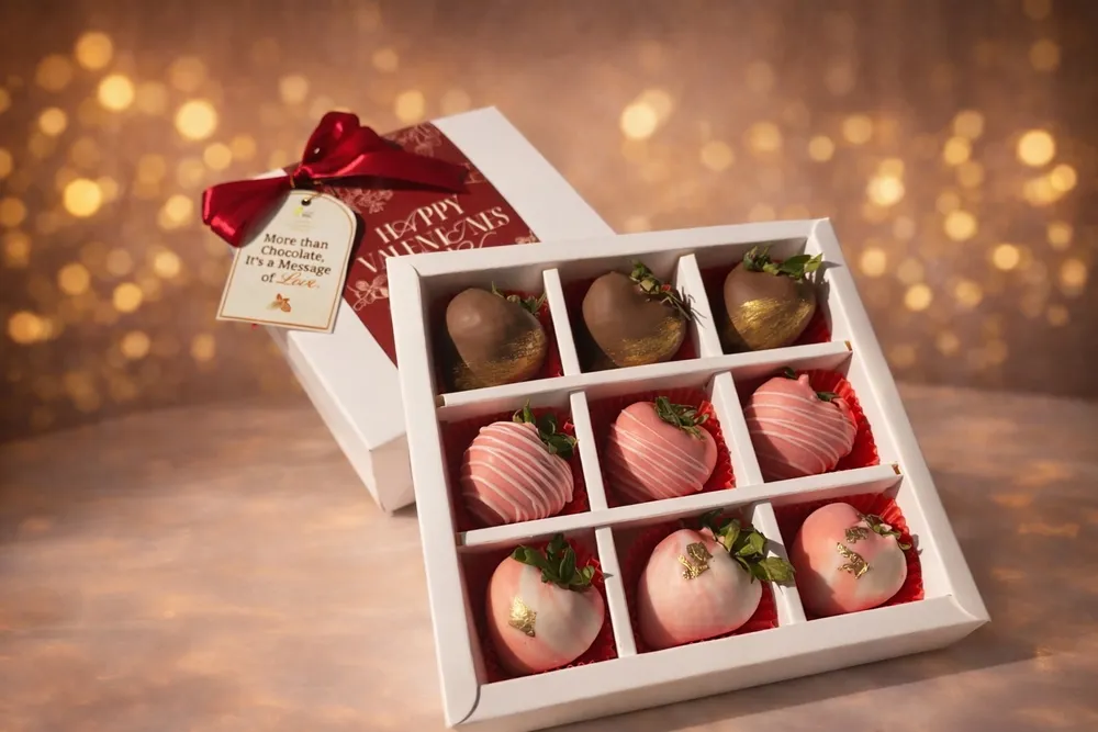 Strawberry Love Box 9 pc