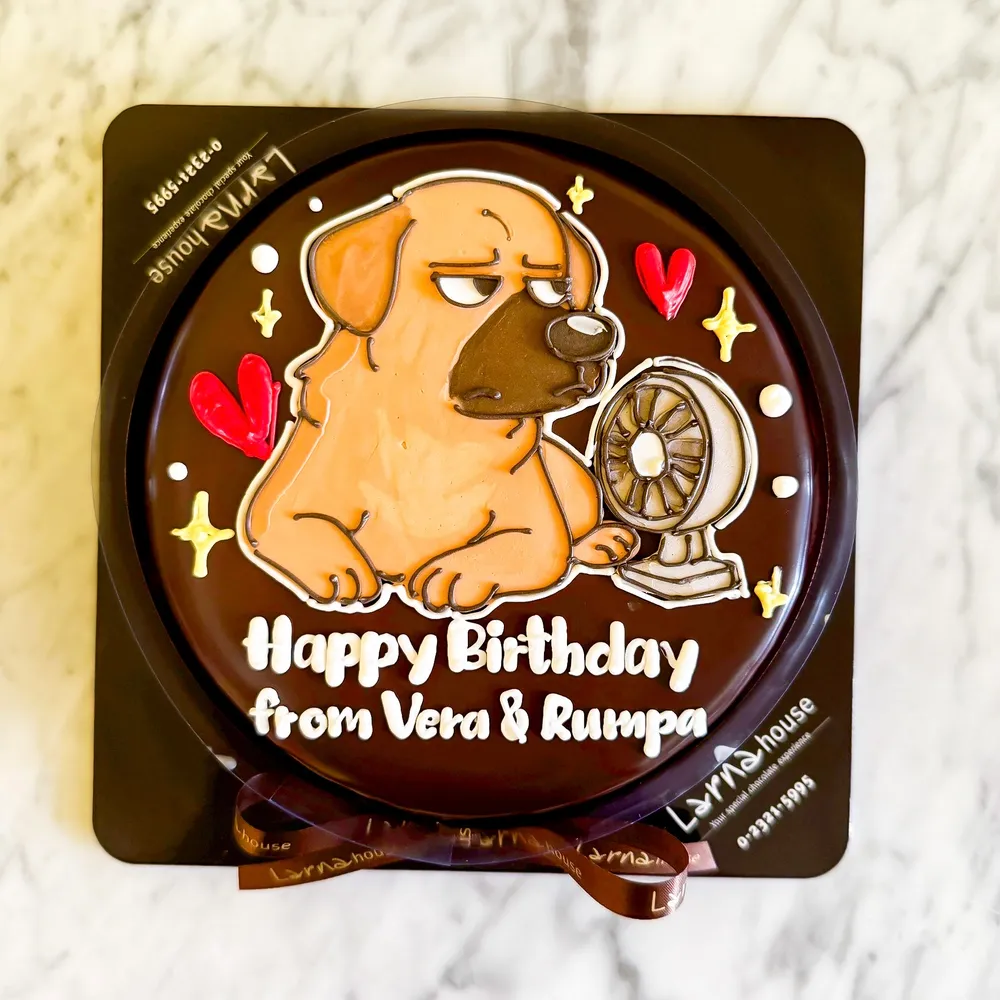 Cartoon on Larna Cake Pound