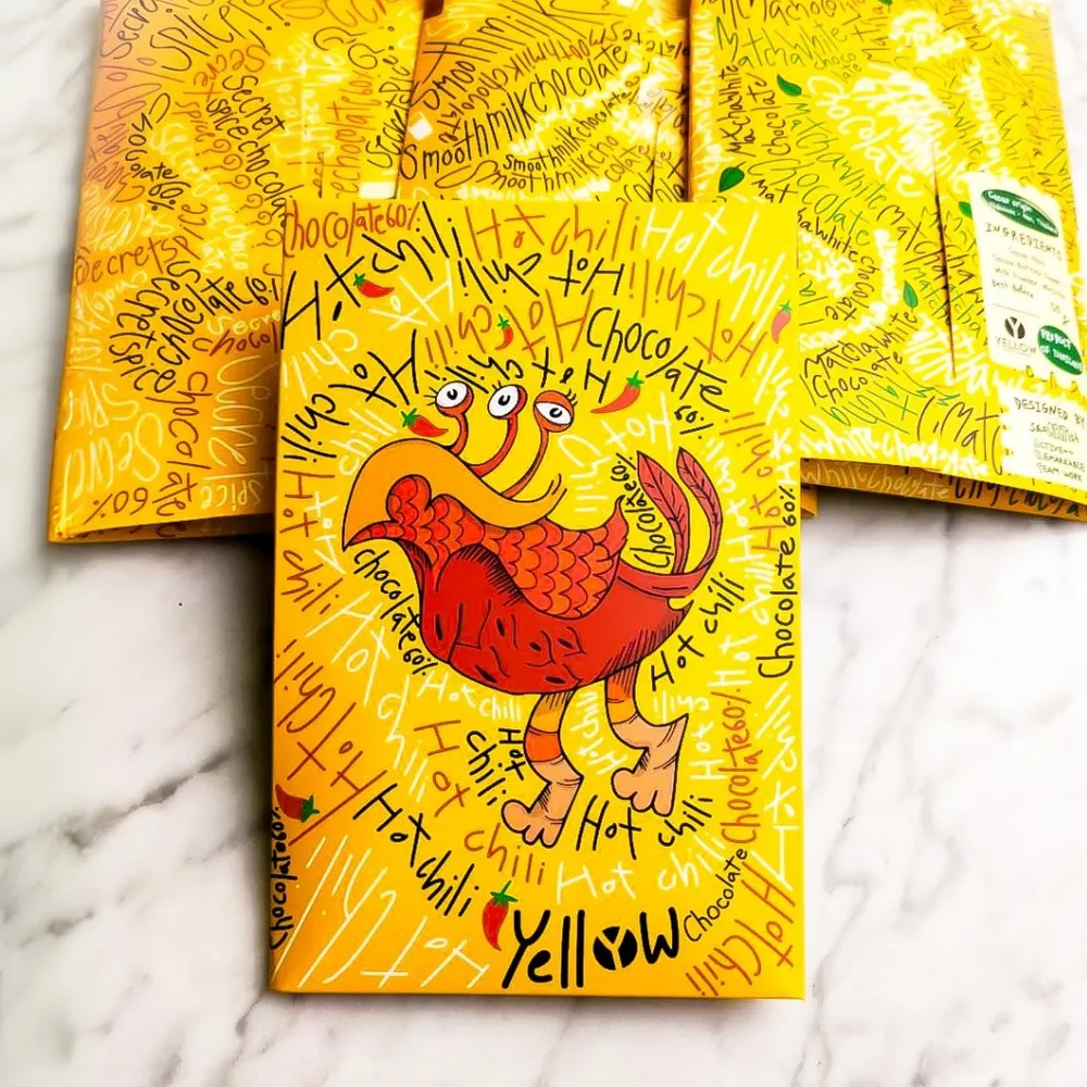 Yellow Hot Chili Chocolate 70%