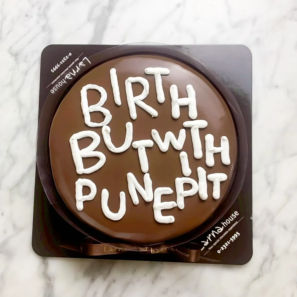 Capital Letter Larna cake Pound