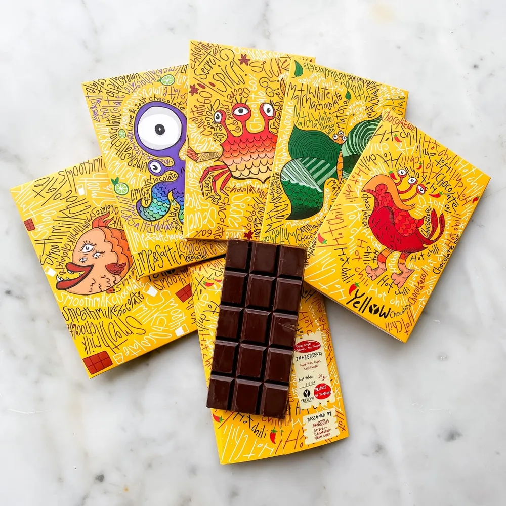 Yellow Hot Chili Chocolate 70%