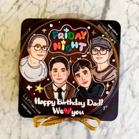Personalized Cartoon on Larna cake