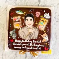 Personalized Cartoon on Larna cake