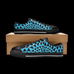 Blue Lace Agate Men's Shoes