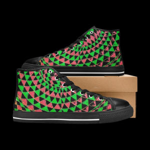 Watermelon Tourmaline Men's High Tops