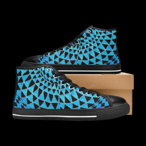 Blue Lace Agate Men's High Tops