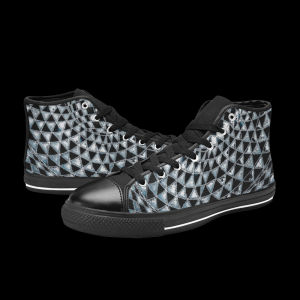 Snowflake Obsidian Women's High Tops