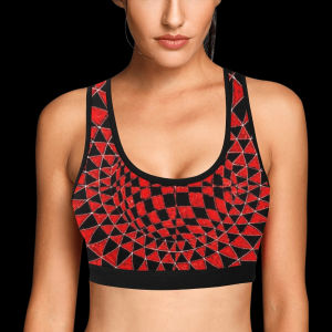 Red Spinel T52 Sports Bra