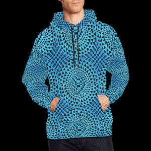 Blue Lace Agate H13 Men's Hoodie