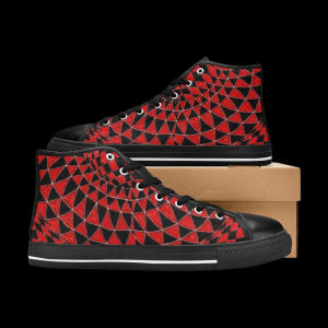 Red Spinel Men's High Tops