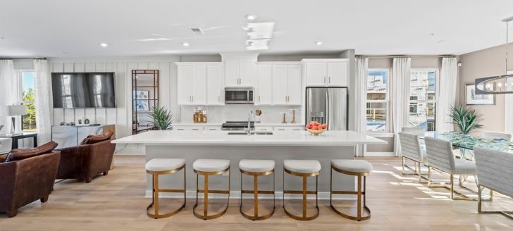 Open Floor Plan Kitchen