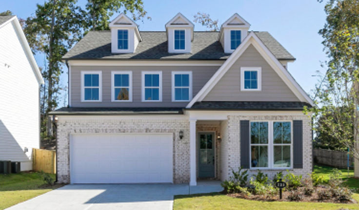 Street view of a home in Edgewater with a garage