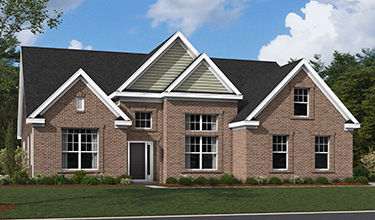The Ransford front exterior rendering elevation K
