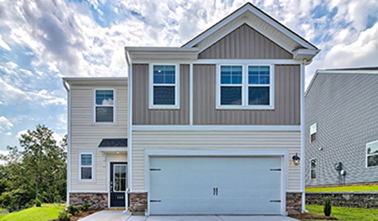 Exterior Rendering of a home at Copper Crest