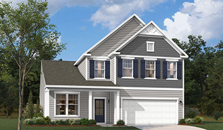 Exterior Rendering of a home at Ferguson Farms