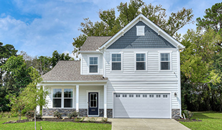 Exterior Rendering of The Hollins at Ferguson Farms