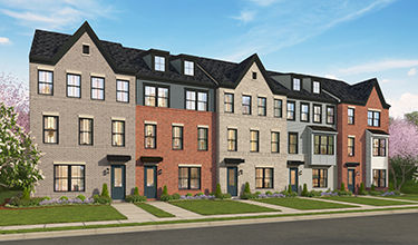 Delilah Townhomes front exterior building