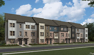 rendering of the jenkins townhome in herndon