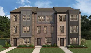 rendering of the jenkins townhome in herndon