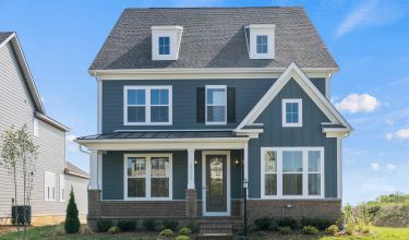 elevation e exterior rendering of the saybrook