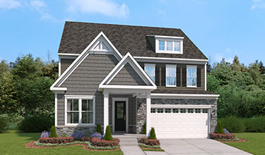 exterior rendering of the rockport home design