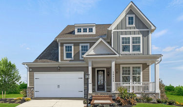 exterior of the caswell model home in dumfries va