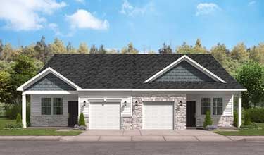 Exterior Rendering of The Leyla Townhome