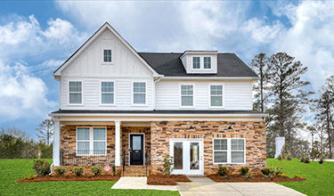 Front exterior of The Olivia model home