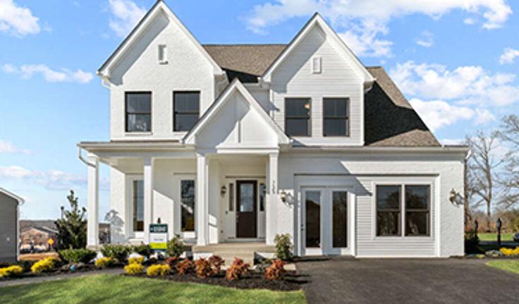 Street view of a home in White Oaks Farm