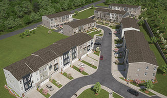 Rendering of The Blanche townhome