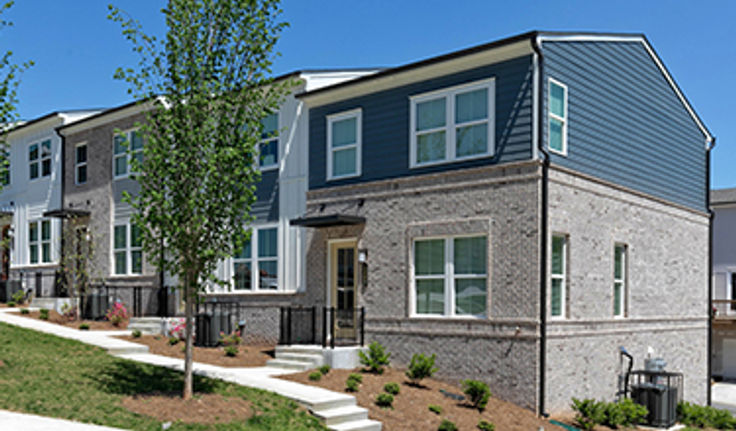 Mockup aerial view of the Skylar neighborhood