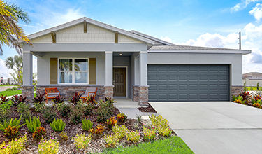 Exterior of The Juniper at Sunset Lakes Estates