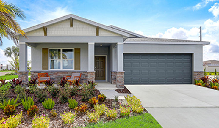 Exterior of The Juniper at Sunset Lakes Estates